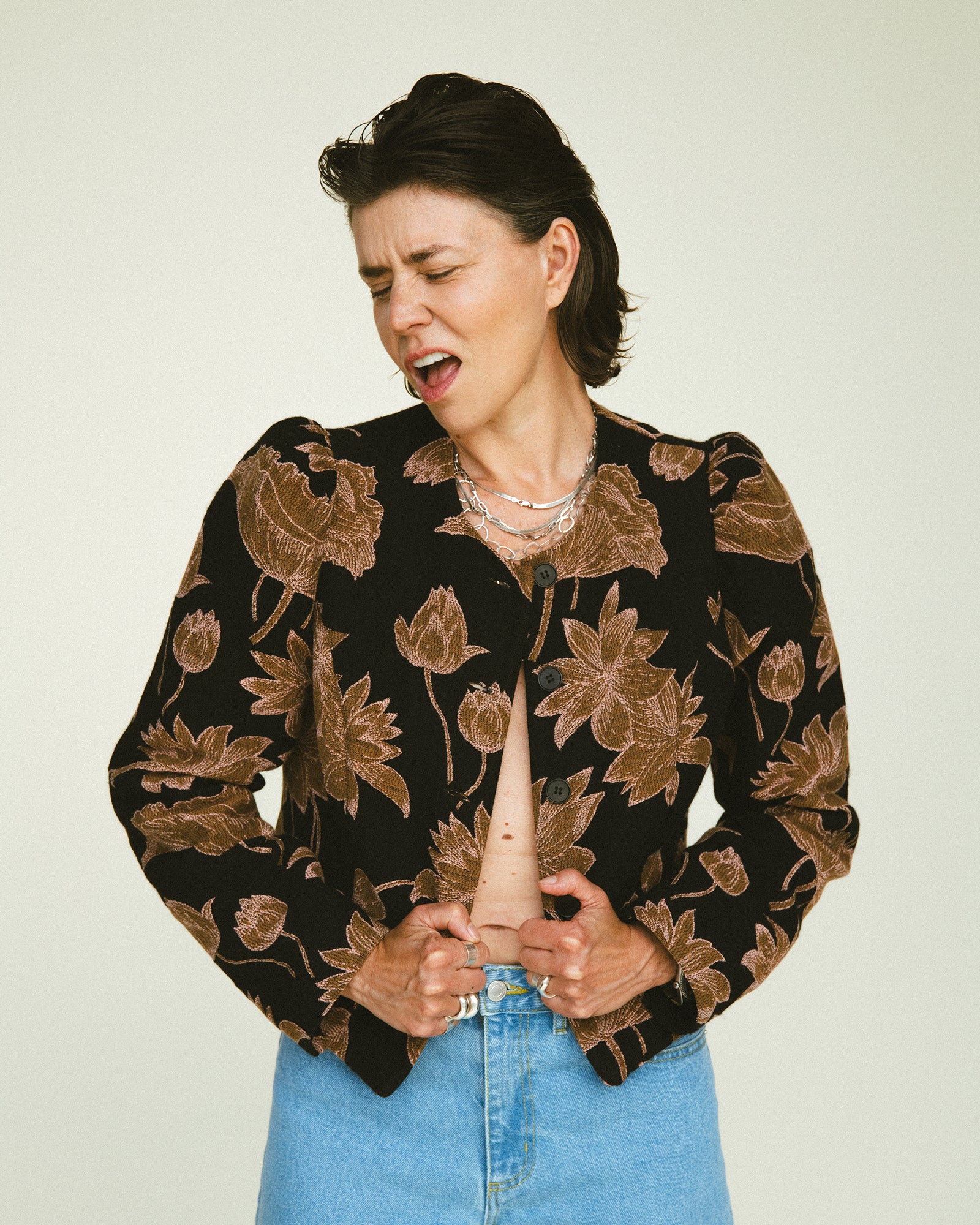 MONTANA JACQUARD JACKET BLACK