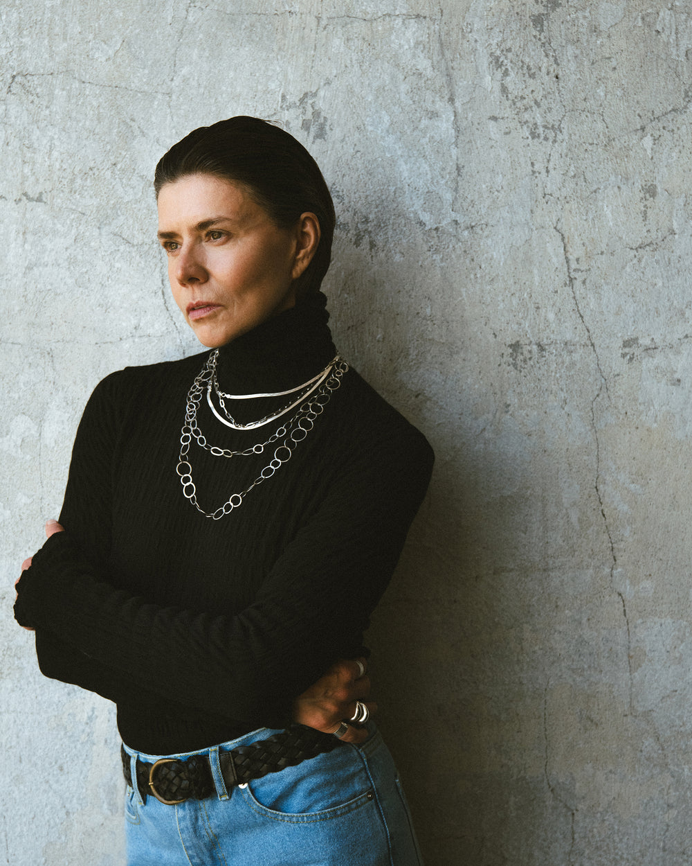 LONGSLEEVE WAFFLE BLACK