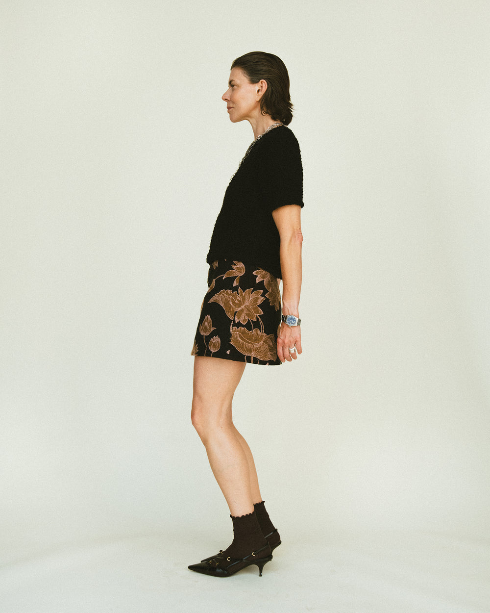 MEADOW JACQUARD SKIRT