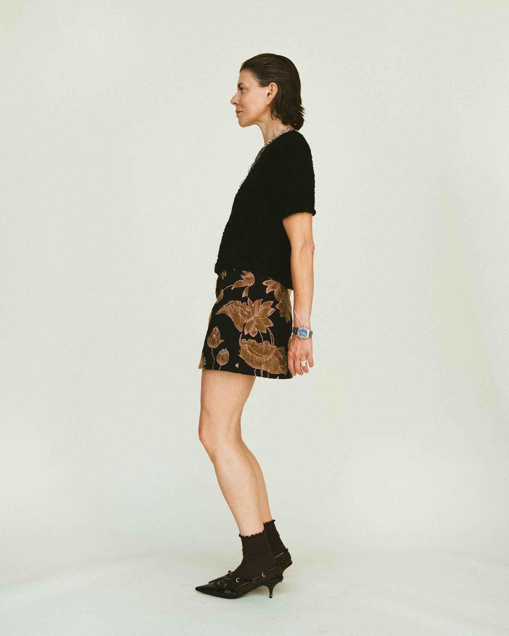 MEADOW JACQUARD SKIRT
