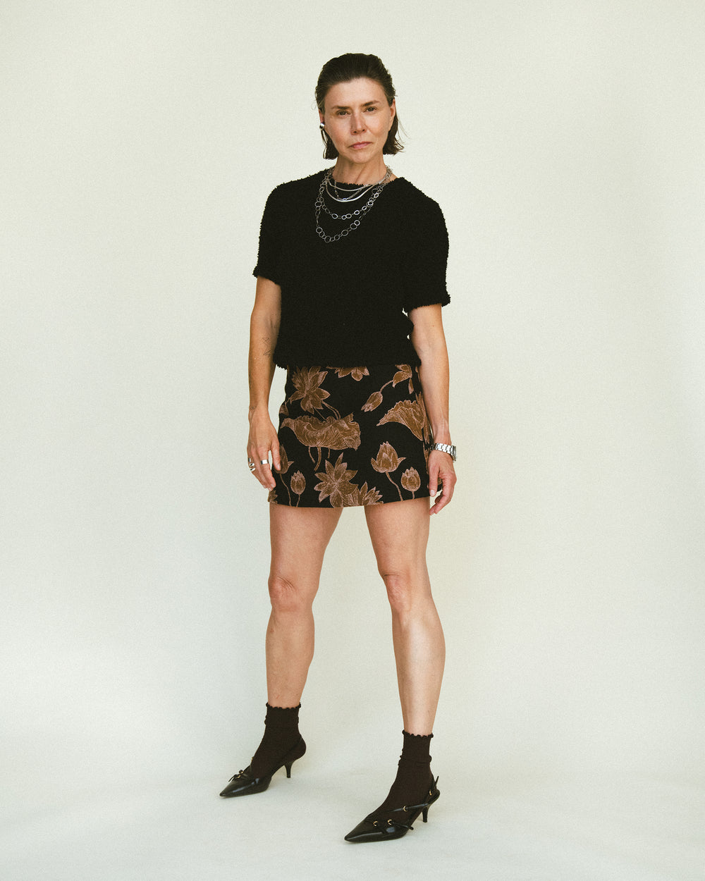 MEADOW JACQUARD SKIRT
