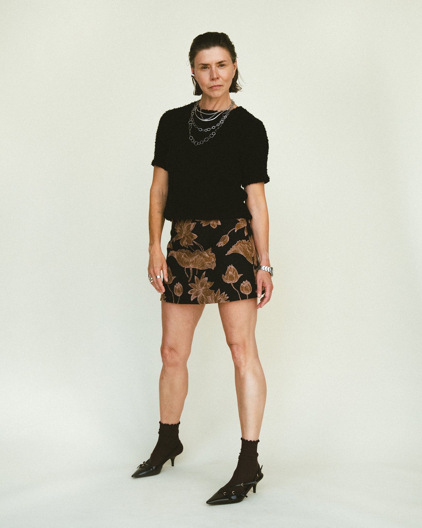 MEADOW JACQUARD SKIRT