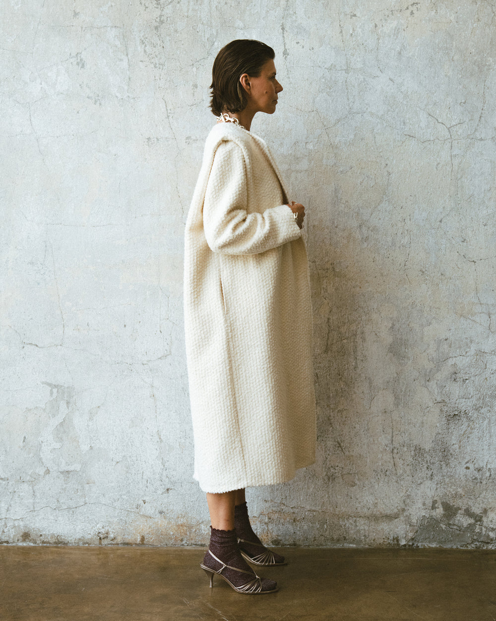 CLAIRE COAT OFF WHITE