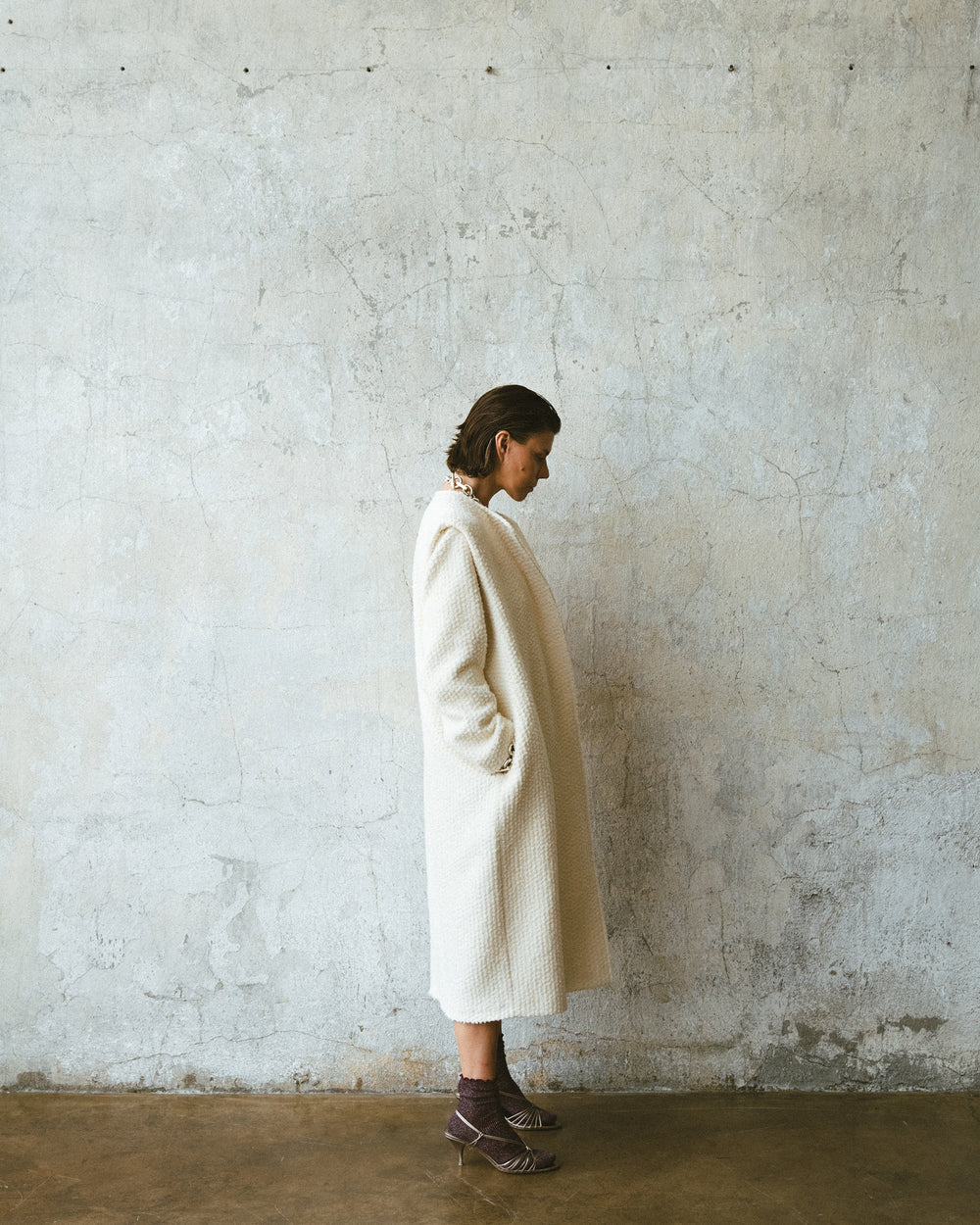 CLAIRE COAT OFF WHITE