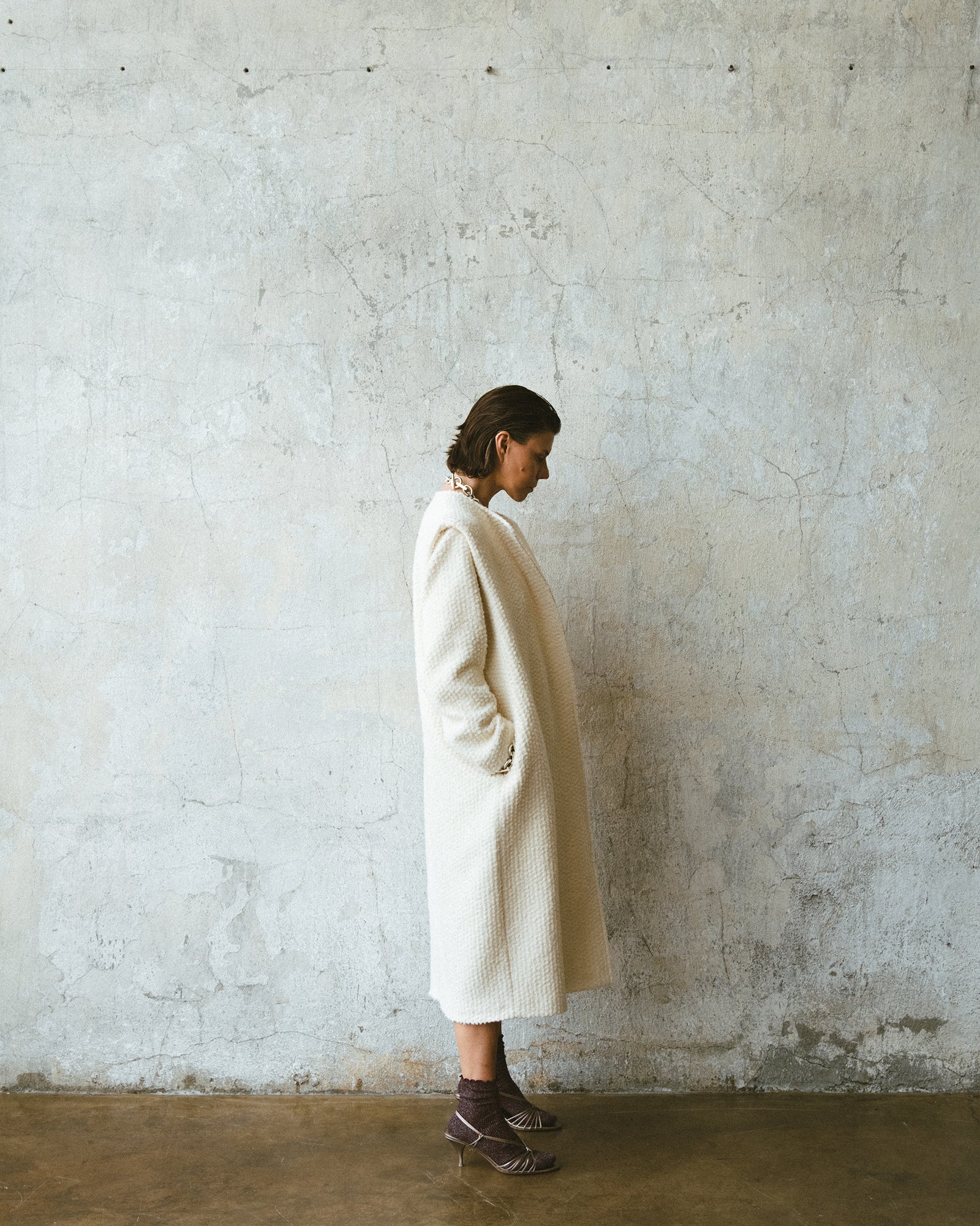 CLAIRE COAT OFF WHITE
