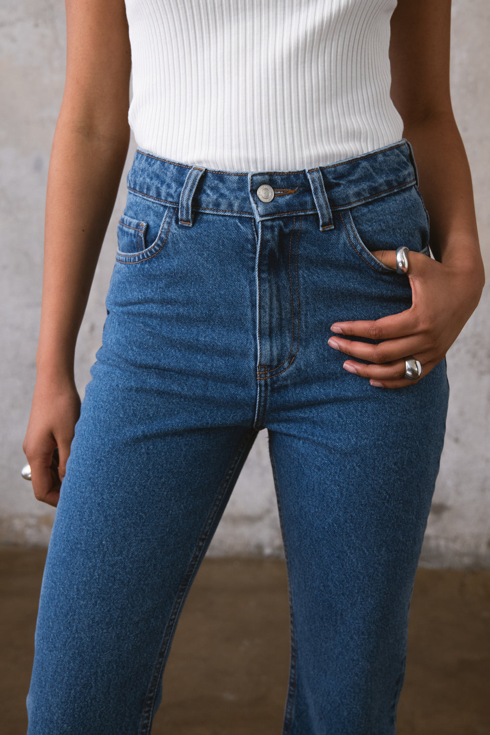 JEANSY GIULIAN SKINNY  KICK FLARE