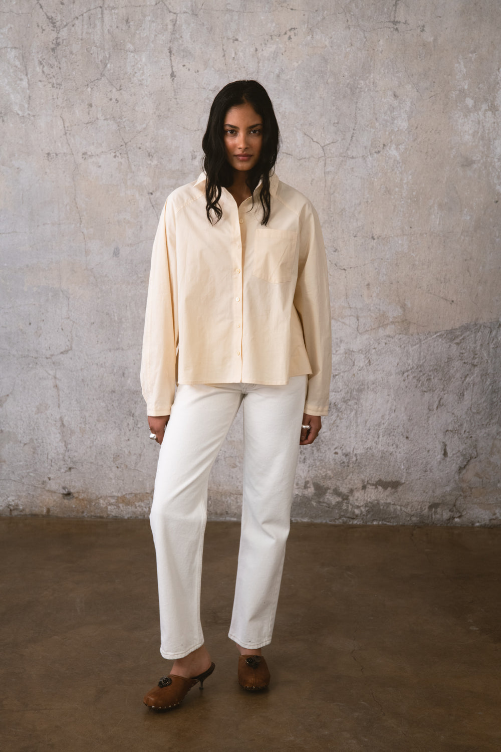 POLLY JEANS OFF WHITE