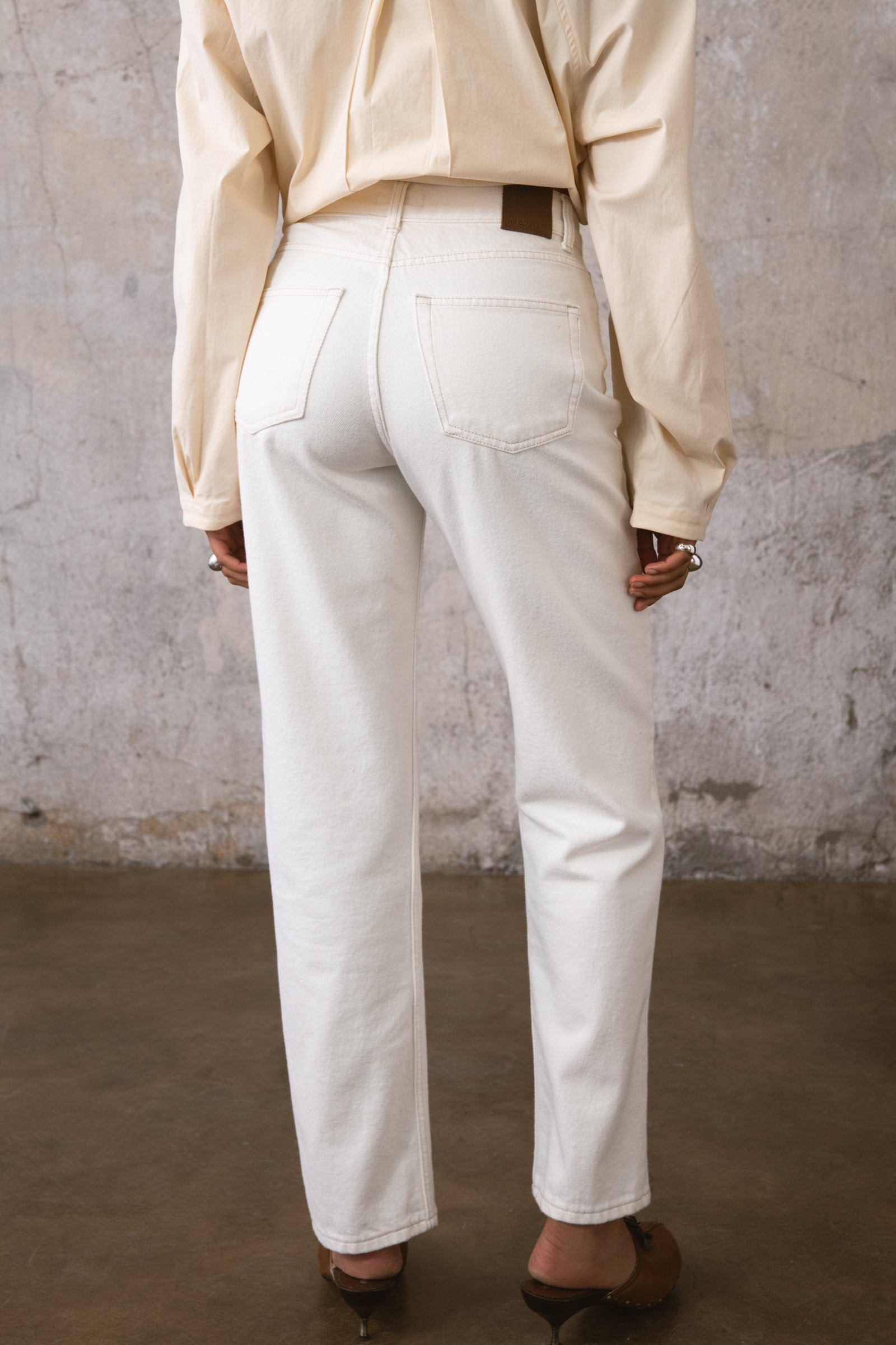 POLLY JEANS OFF WHITE