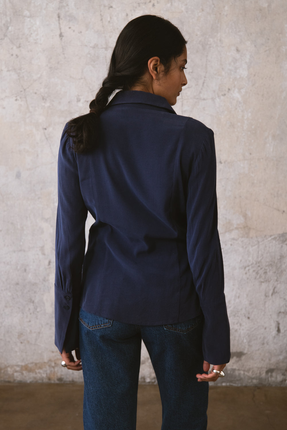 KOSZULA BUTTERFLIES NAVY