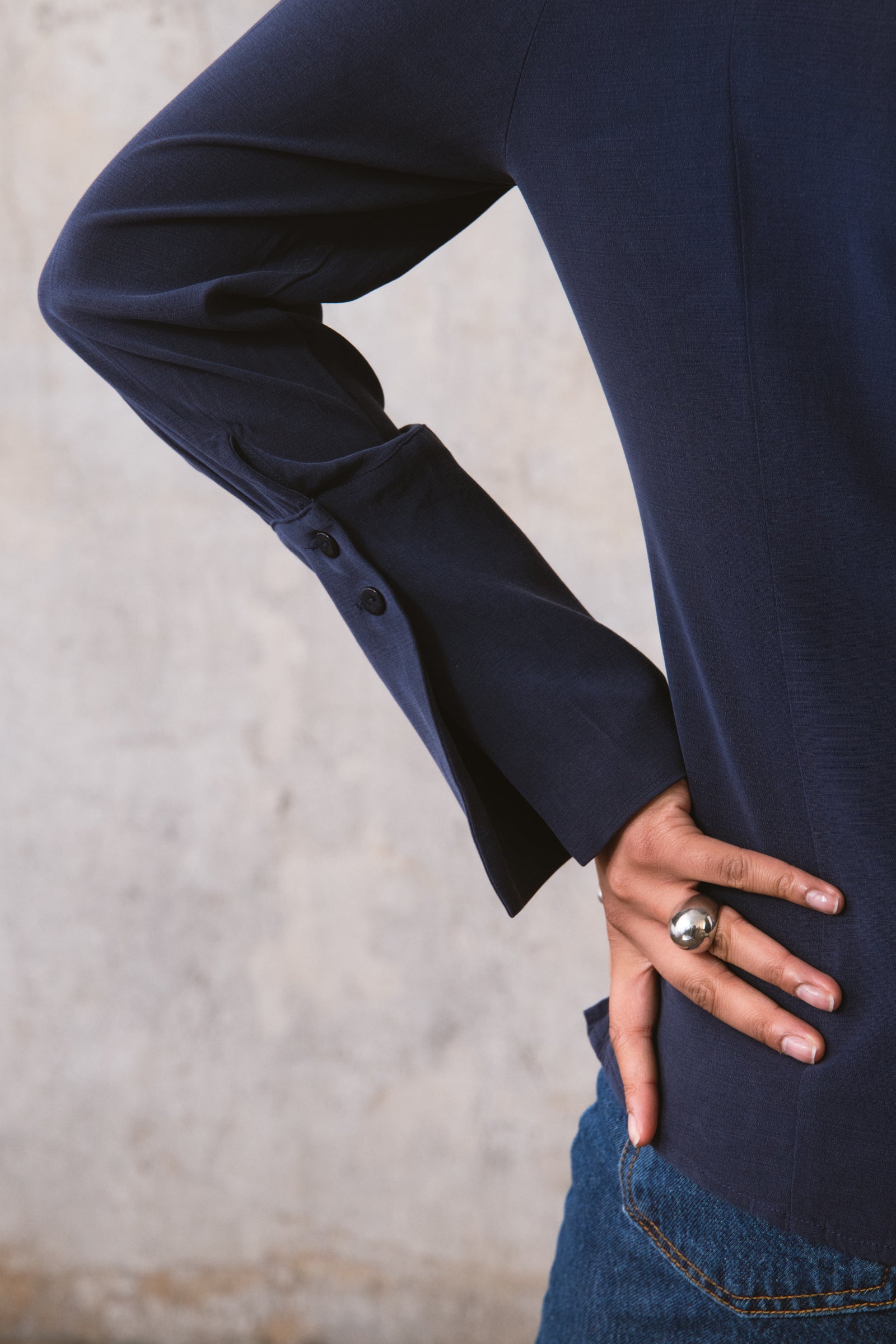 KOSZULA BUTTERFLIES NAVY