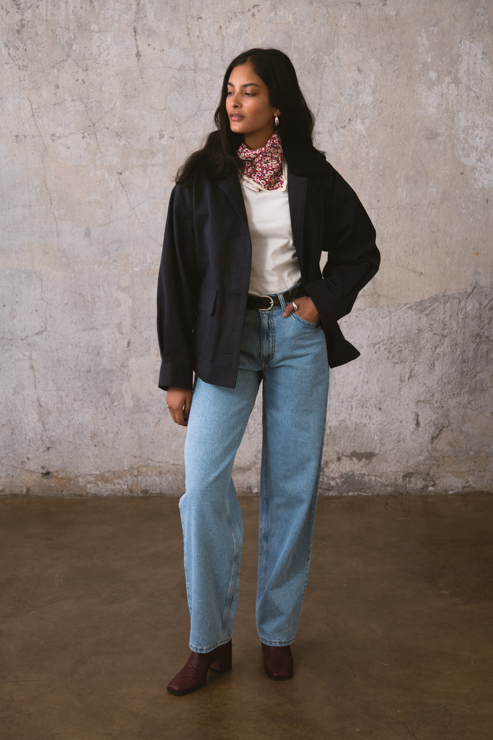 JEANSY WANDER WIDE BLUE