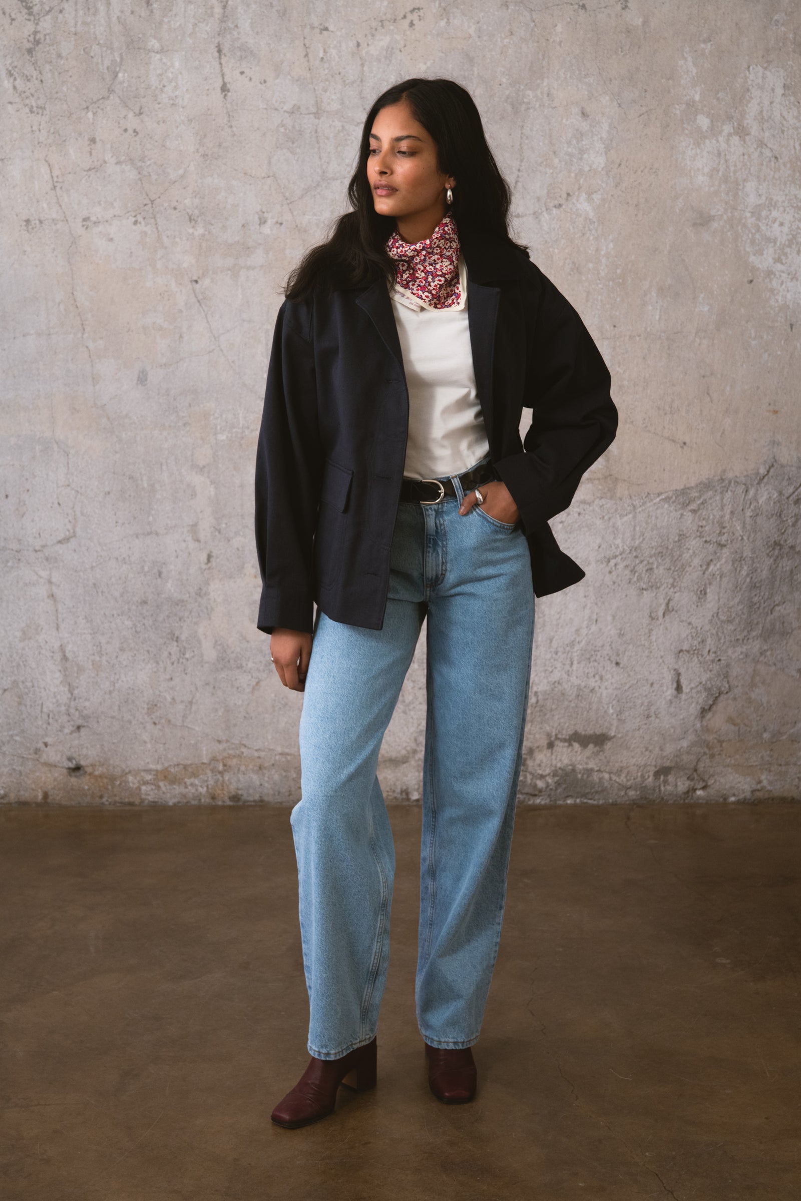 JEANSY WANDER WIDE BLUE