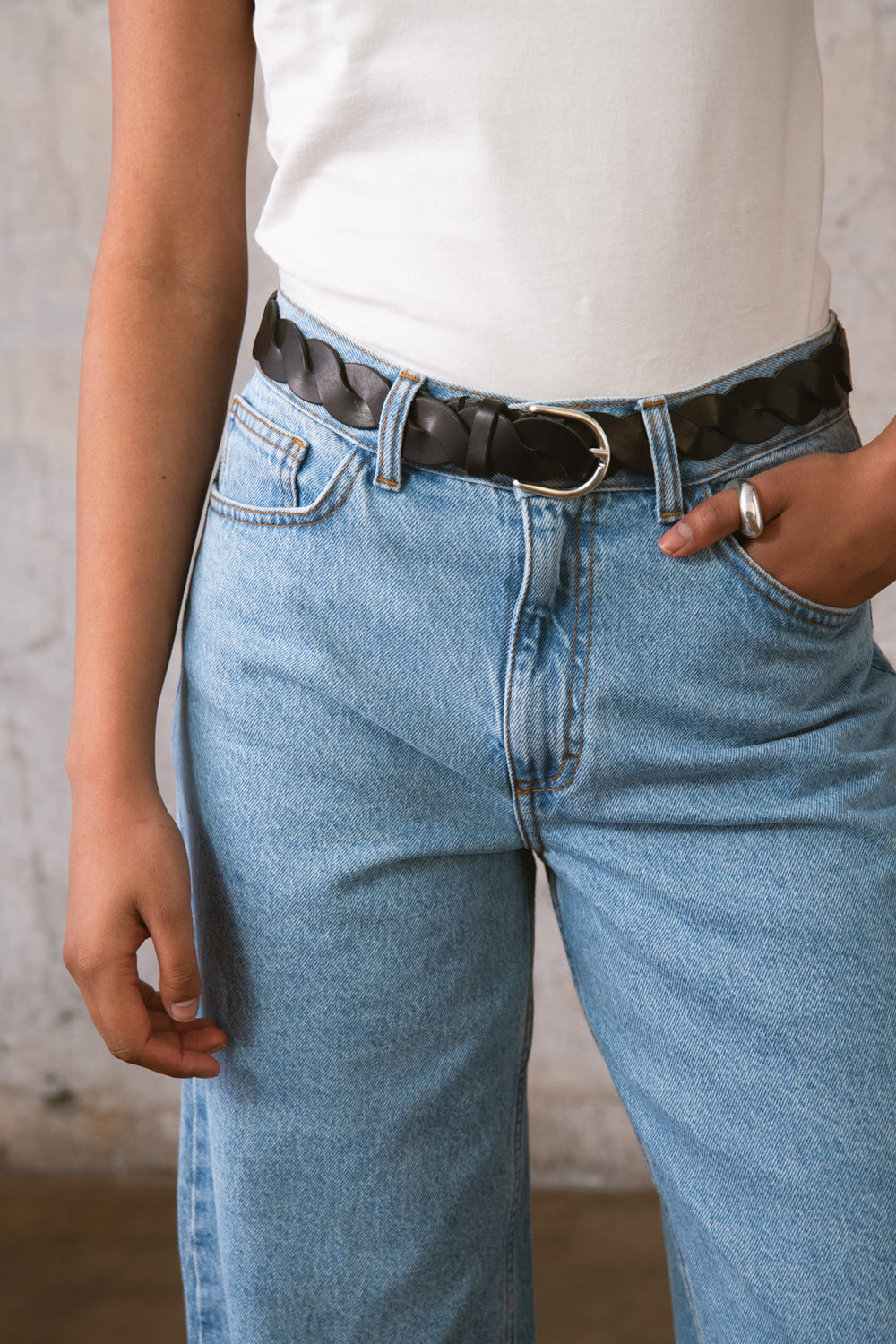 JEANSY WANDER WIDE BLUE