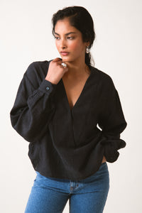 BLOUSE FLAIRE GRAPHITE