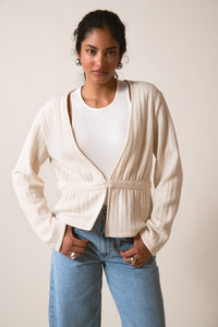 CARDIGAN SUE ÉCRU