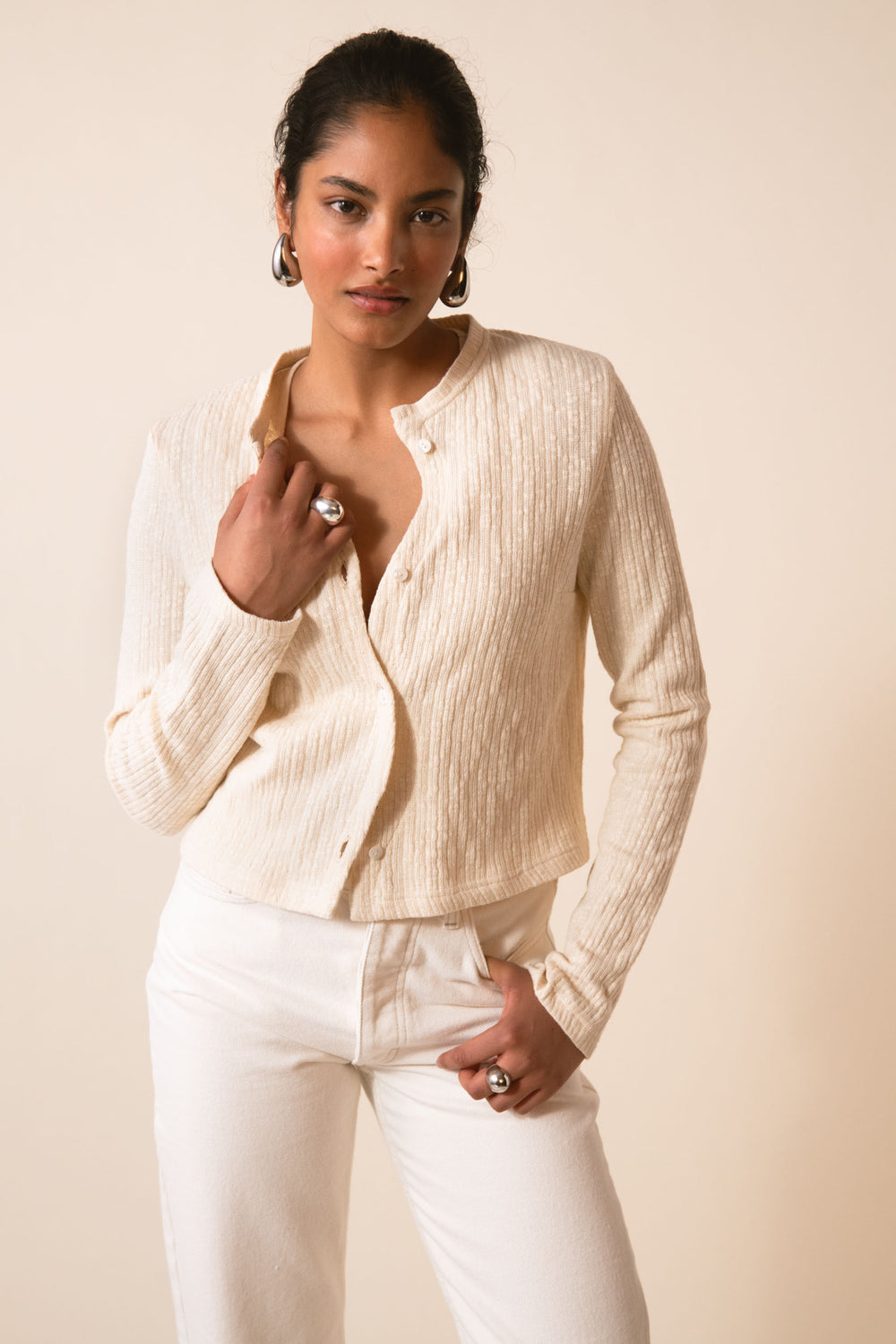 CAY LONGSLEEVE ÉCRU