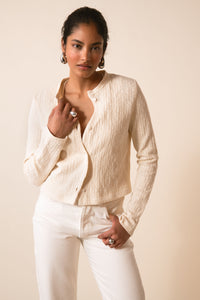 CAY LONGSLEEVE ÉCRU