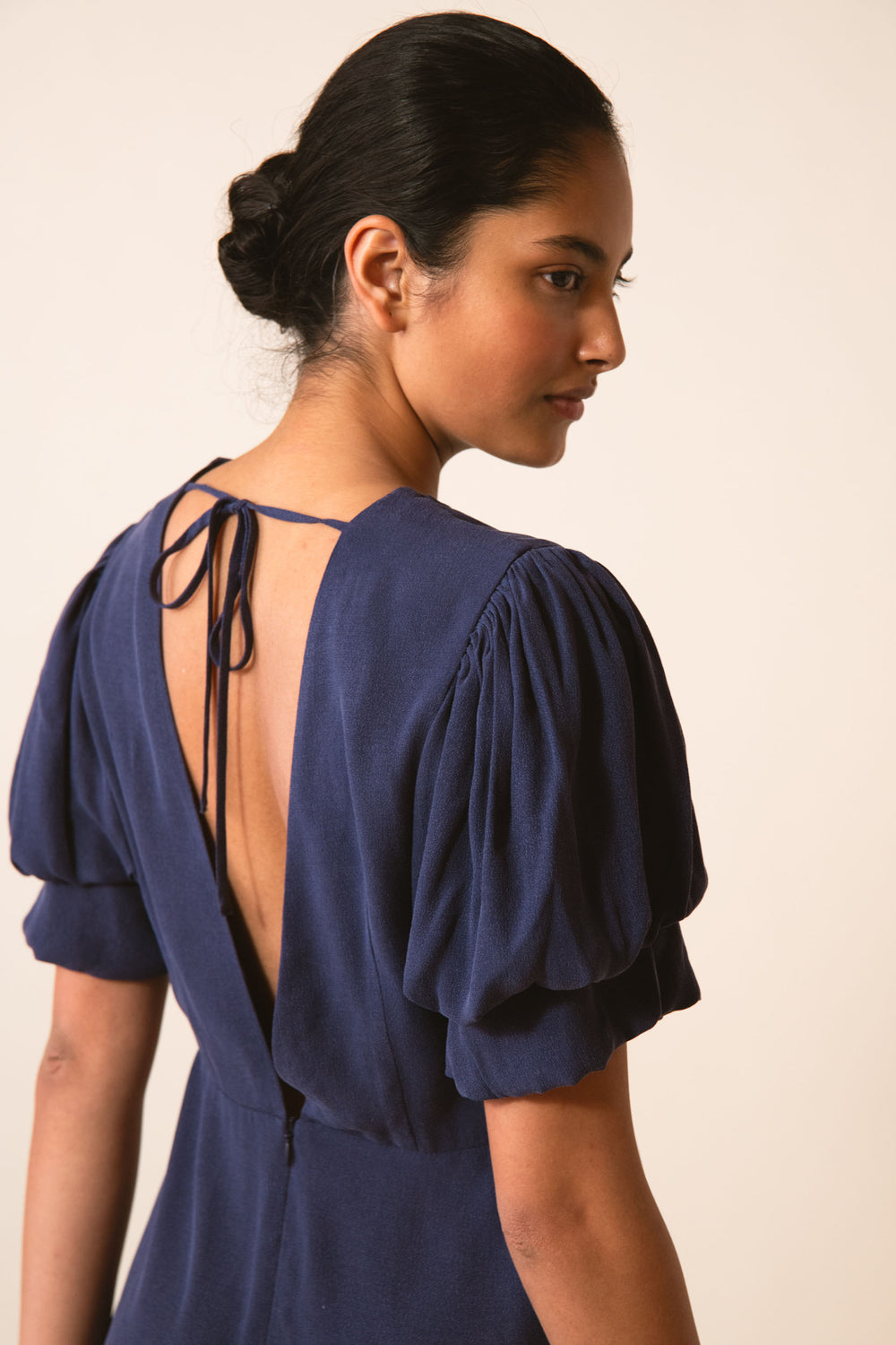 ROBE MINI HEARTS NAVY