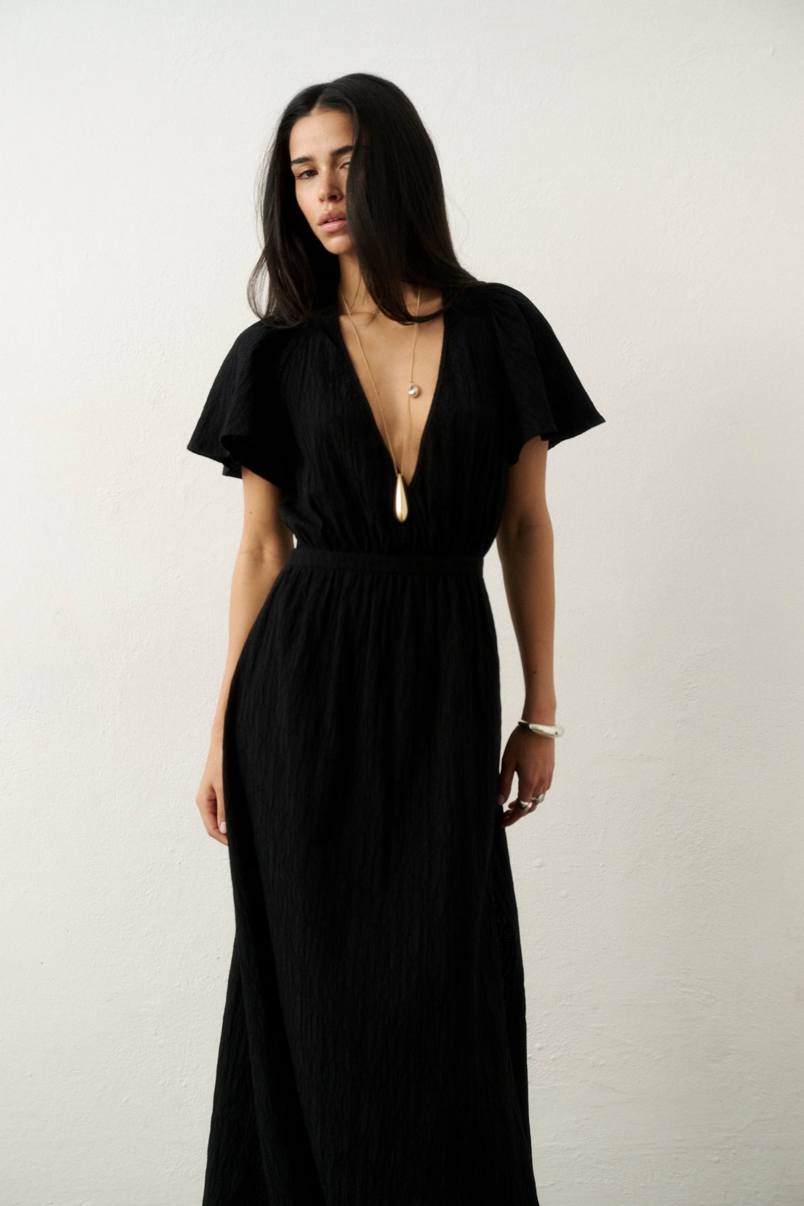 CHIME MAXI DRESS BLACK
