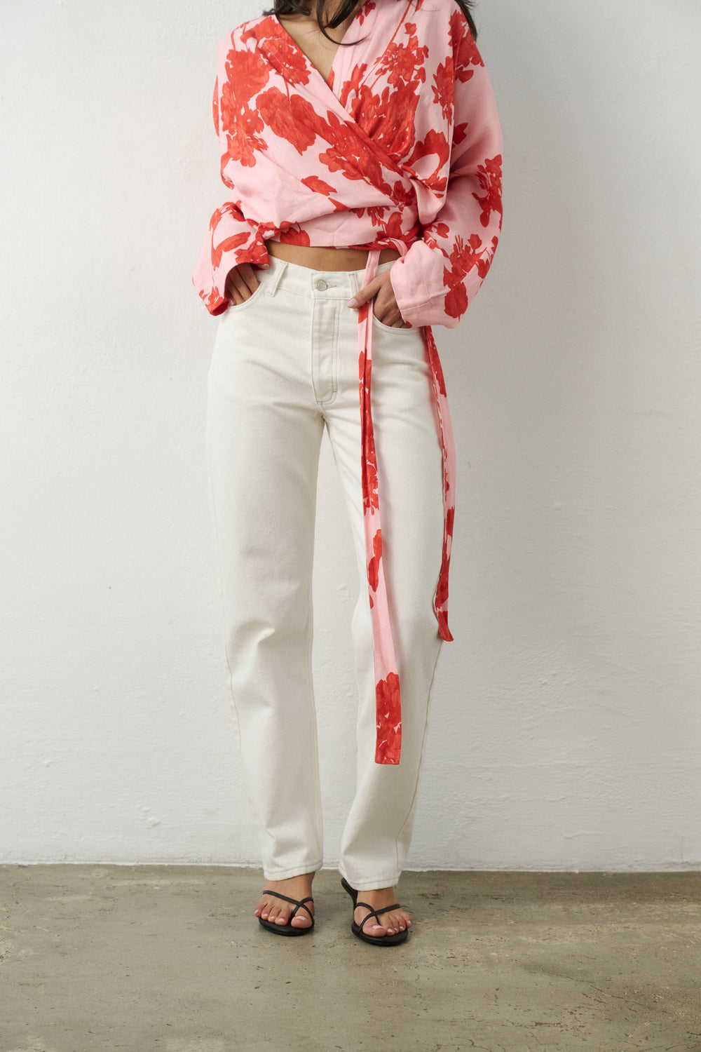 JEANSY POLLY STRAIGHT OFF WHITE