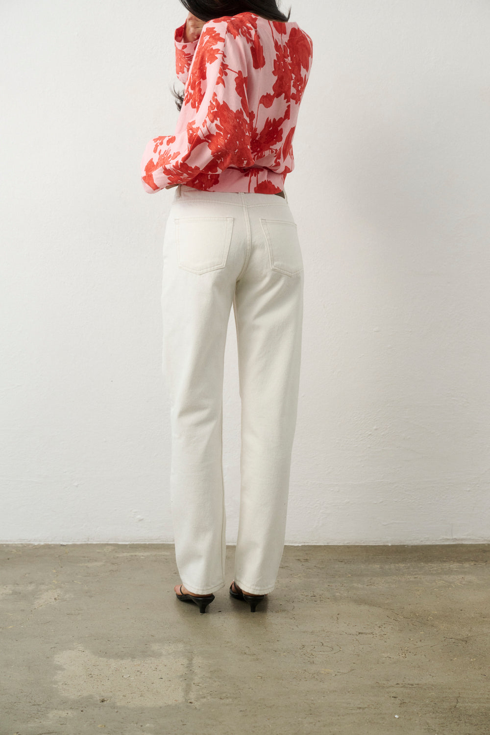 JEANSY POLLY STRAIGHT OFF WHITE