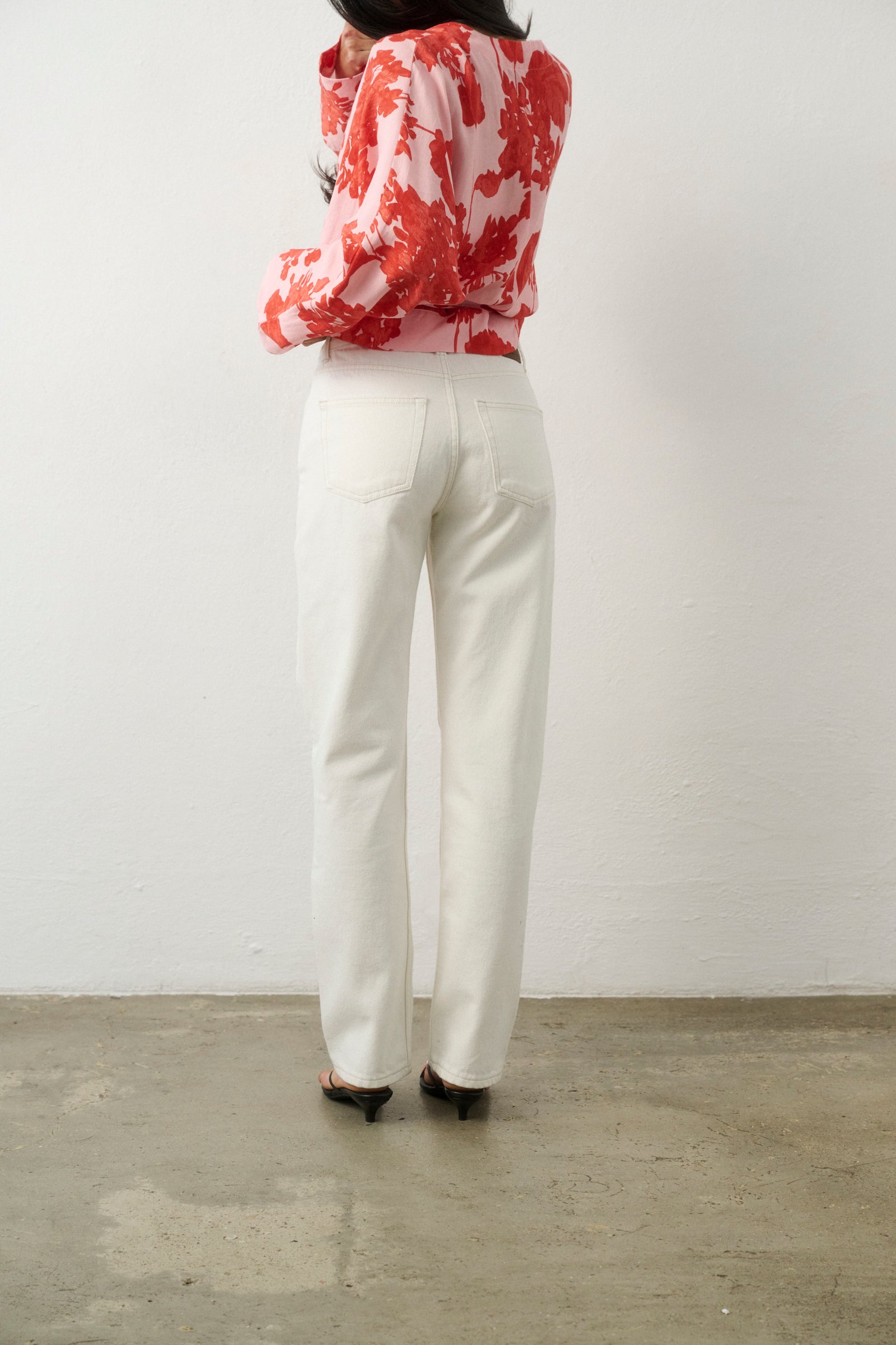 JEANSY POLLY STRAIGHT OFF WHITE