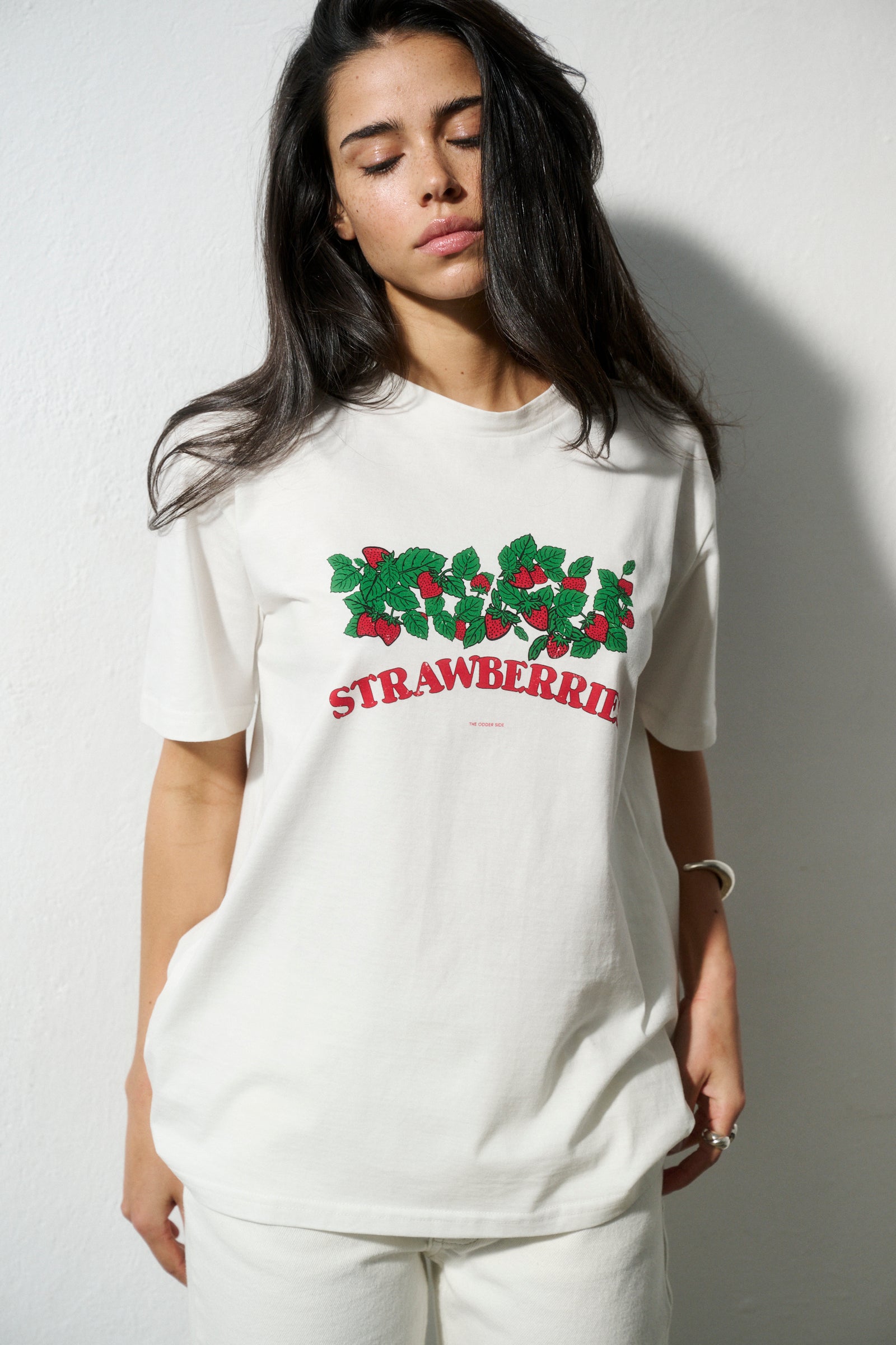 STRAWBERRIES T-SHIRT WEISS