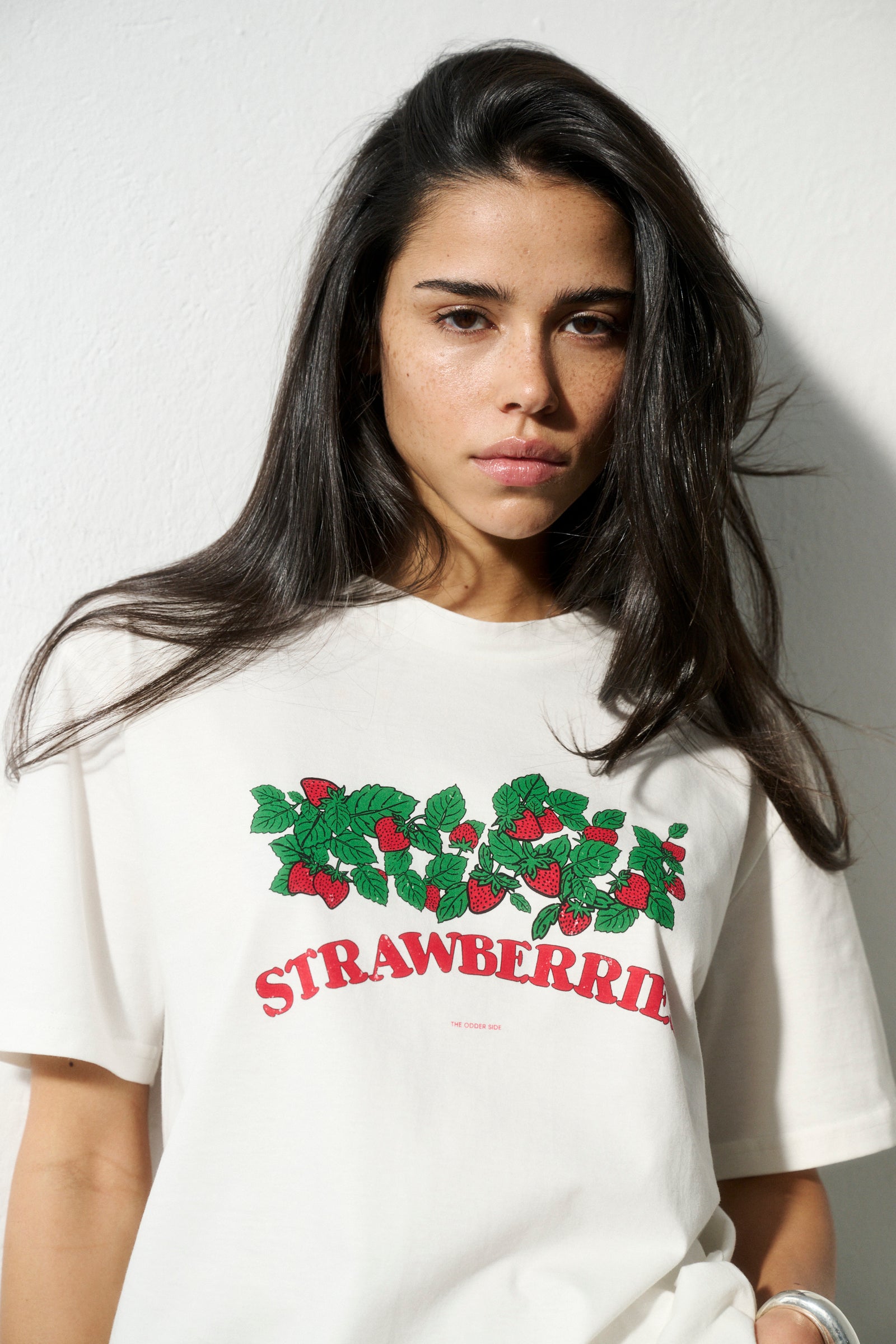 STRAWBERRIES T-SHIRT WEISS