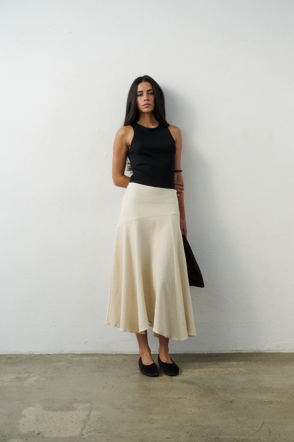 JUPE MAXI NAPLES ÉCRU