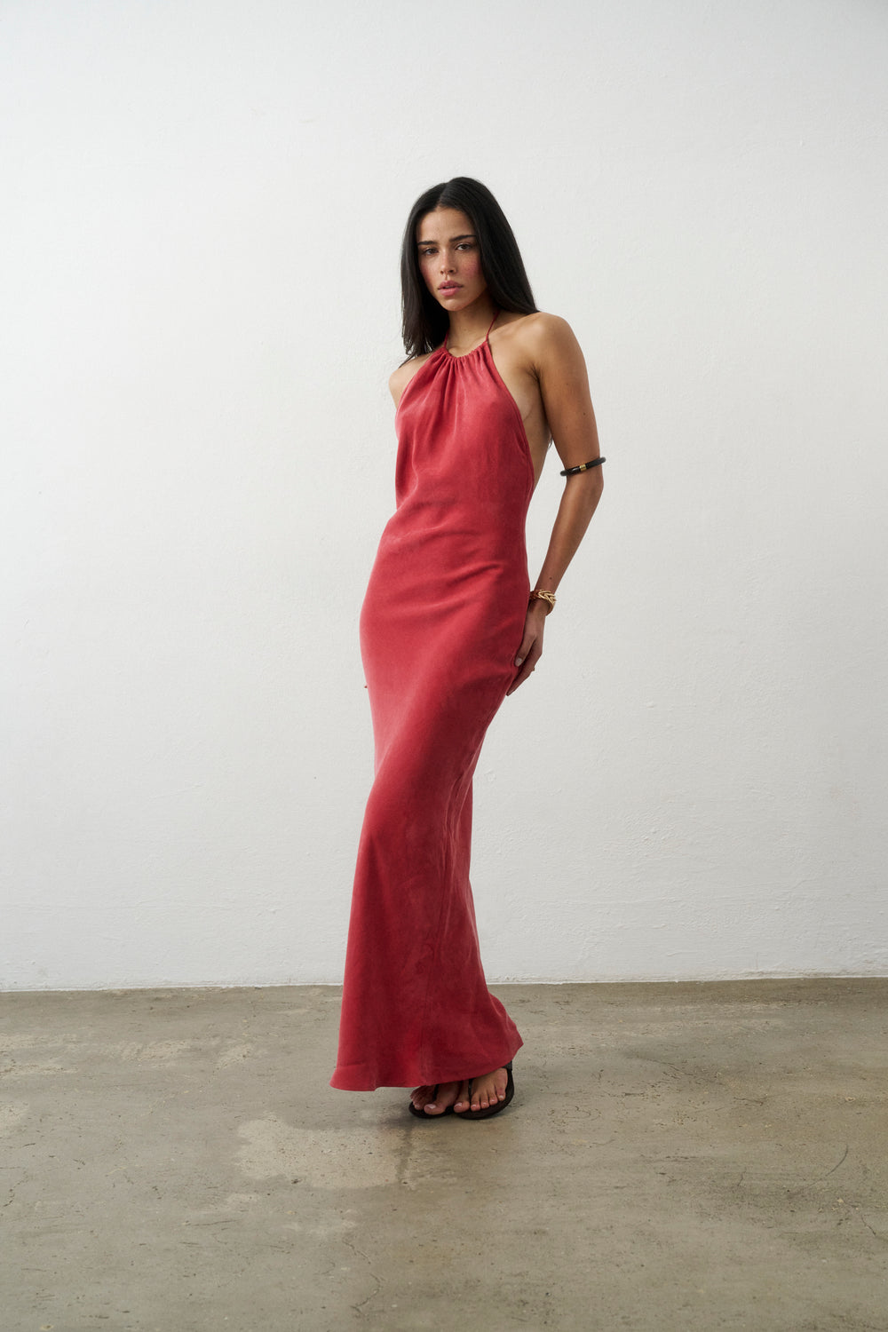 ROBE LEVI ROUGE