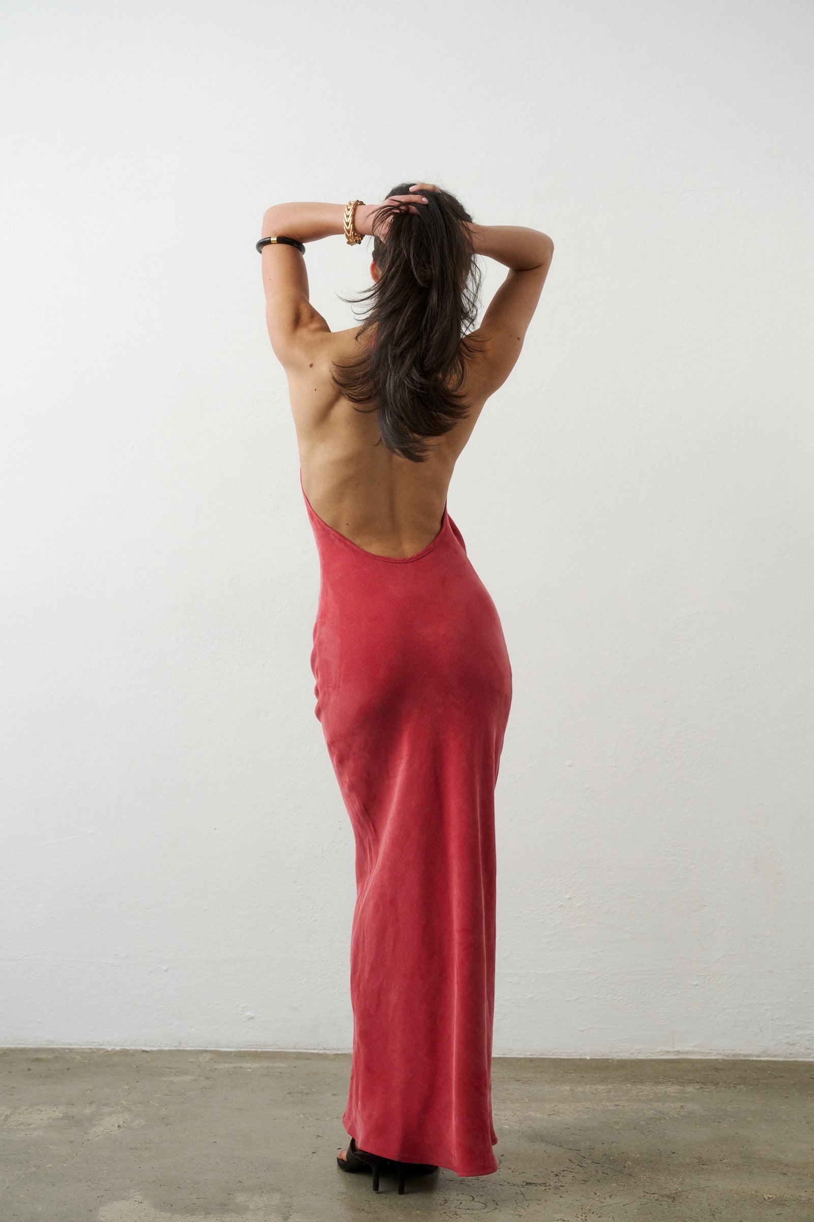 ROBE LEVI ROUGE