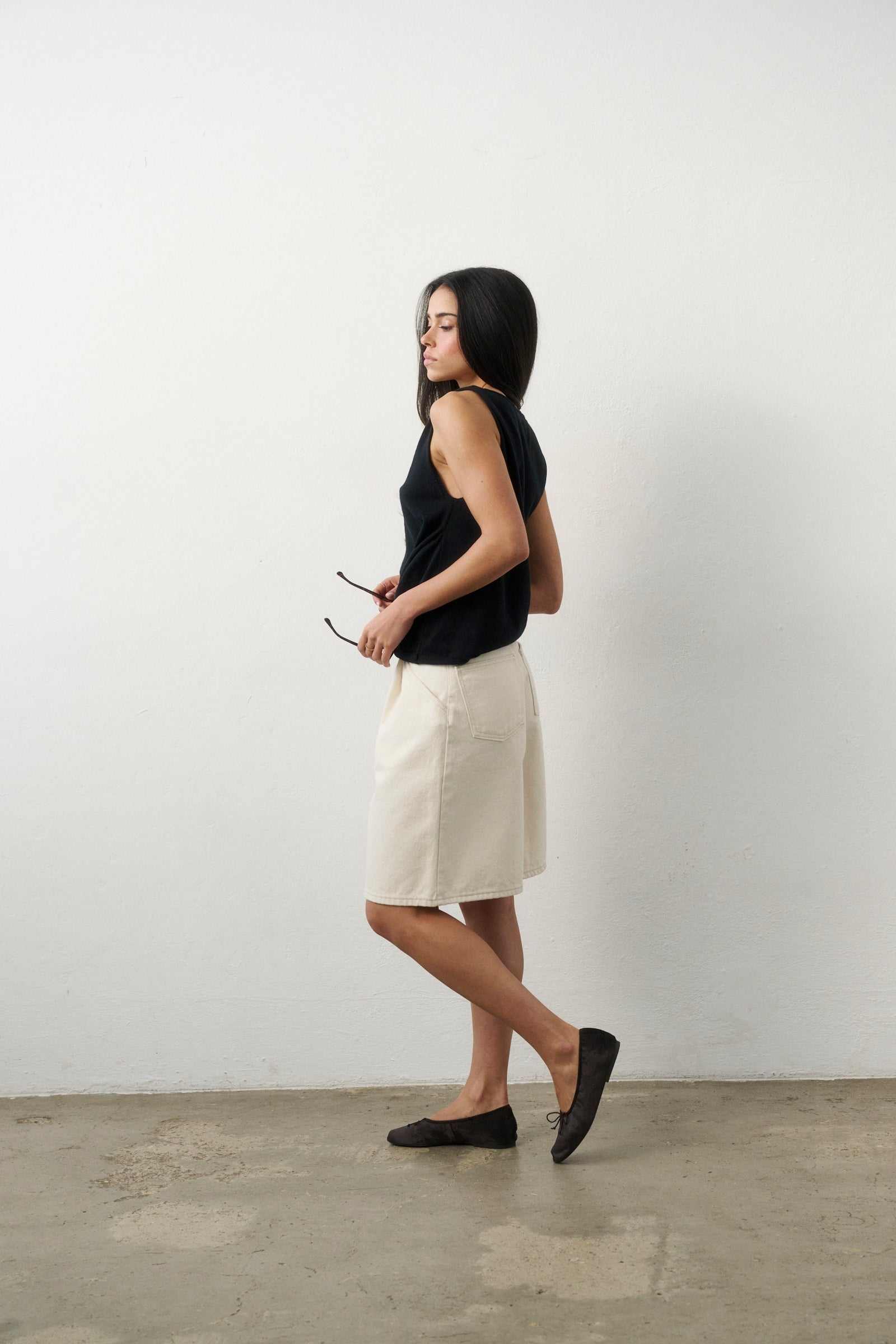 AZURE SHORTS ECRU