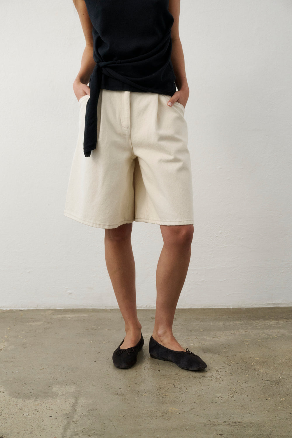 AZURE SHORTS ECRU