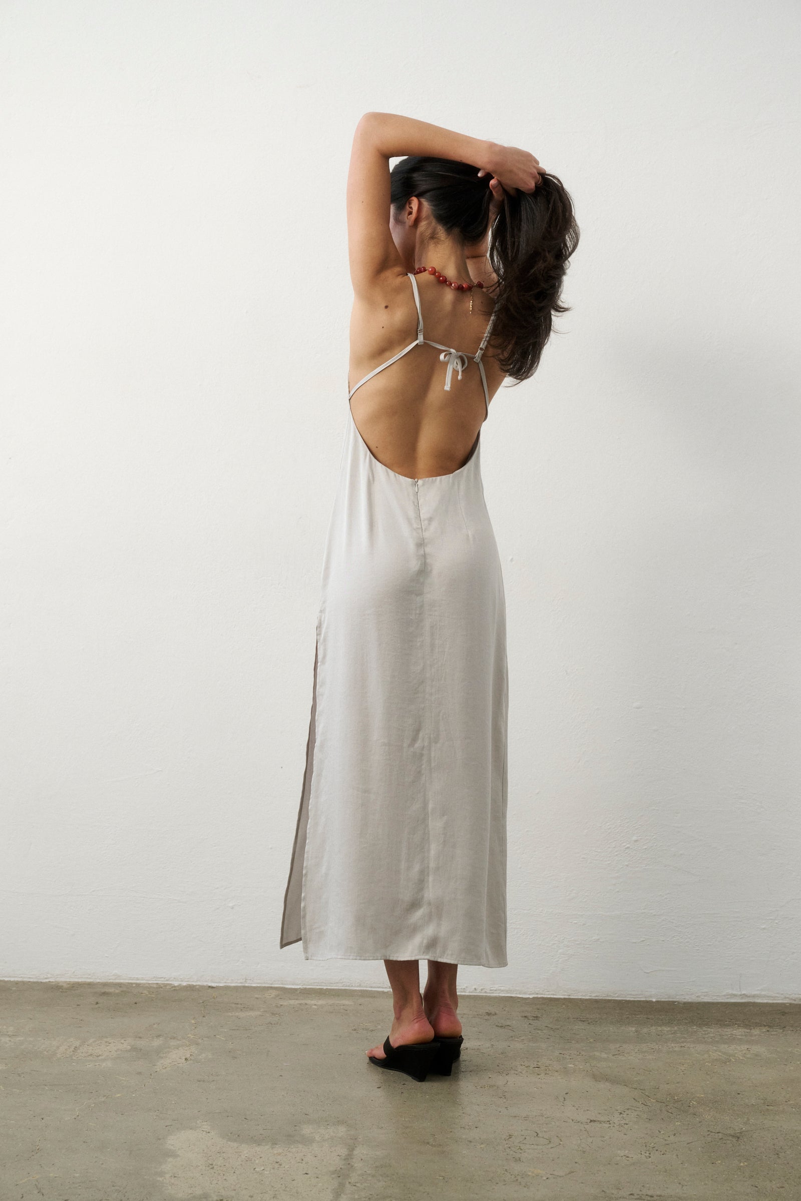 ROBE NOSARA ARGENT