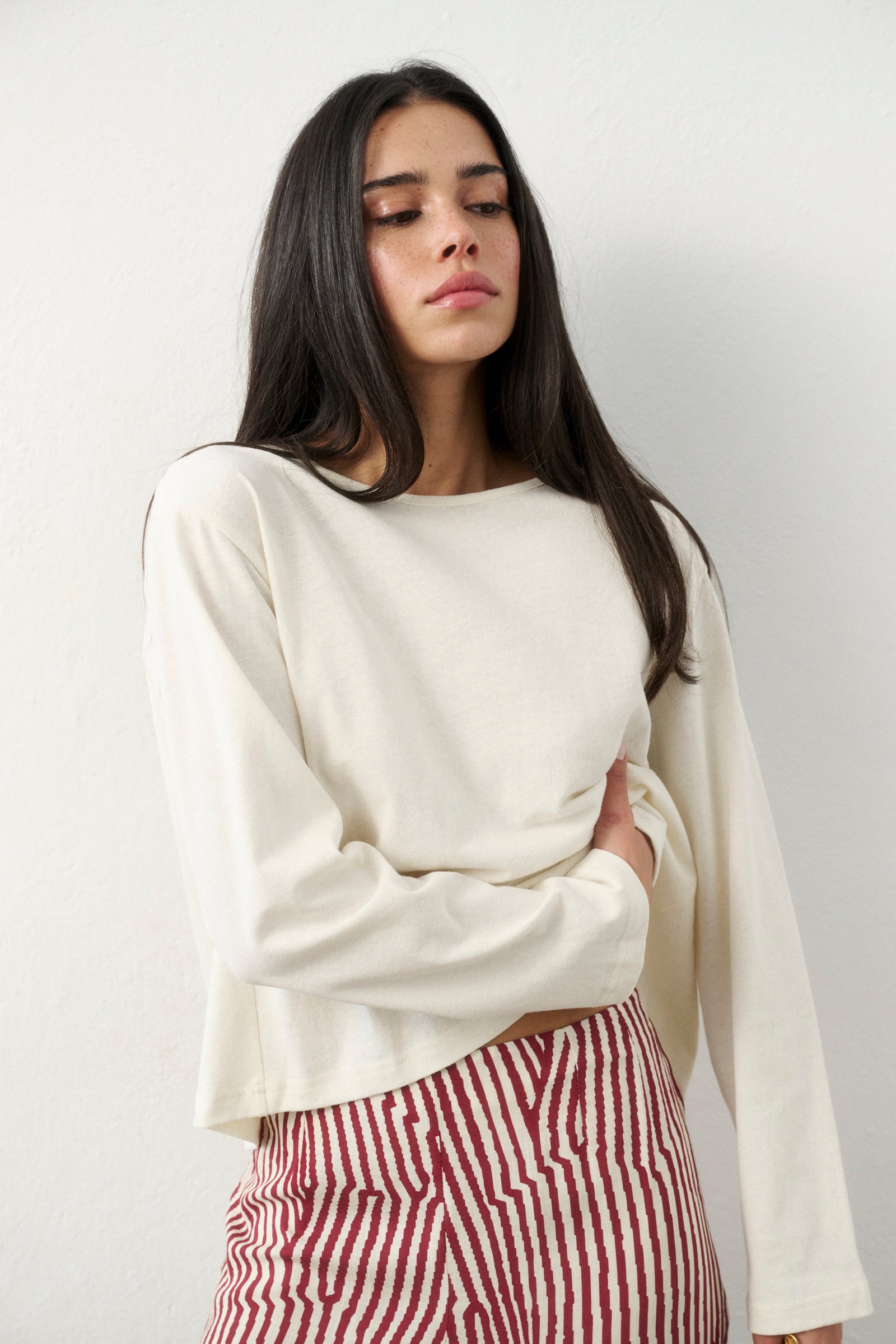 SKAT LONGSLEEVE ECRU