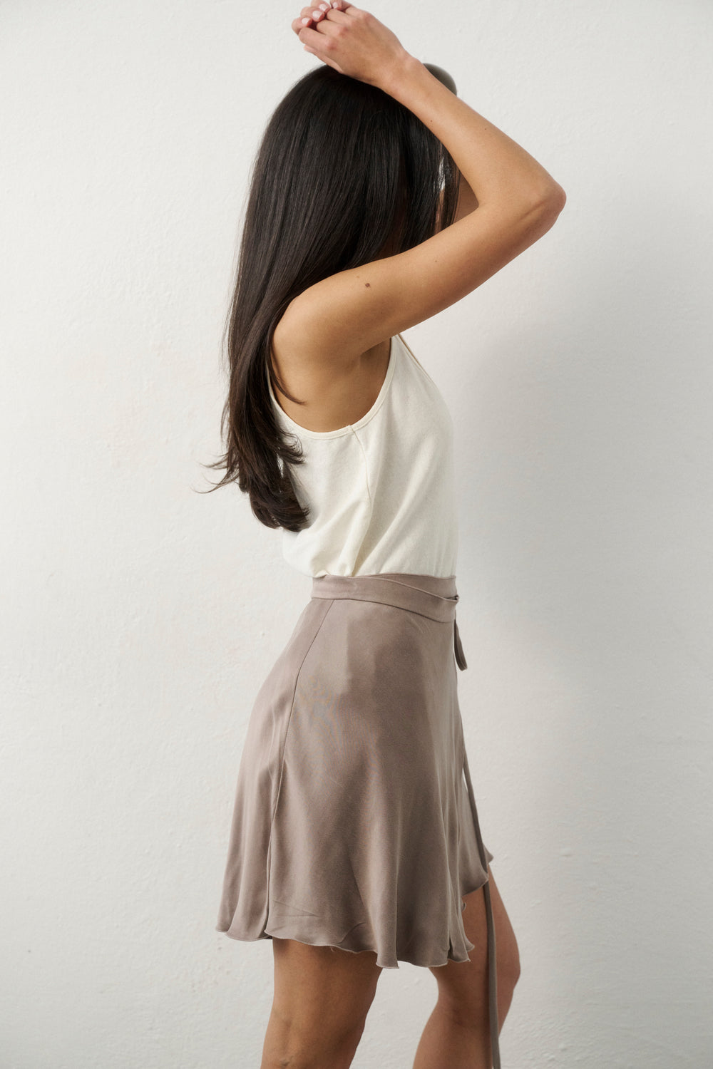 SPÓDNICZKA MINI VIVID BEIGE