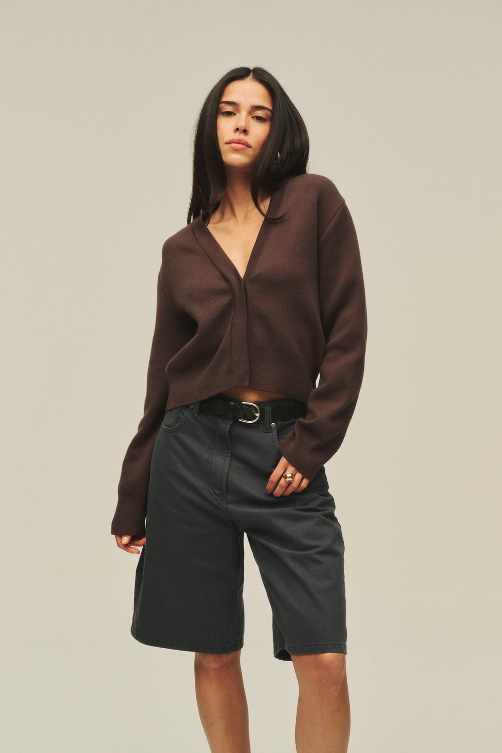 CARDIGAN ROMY MARRON