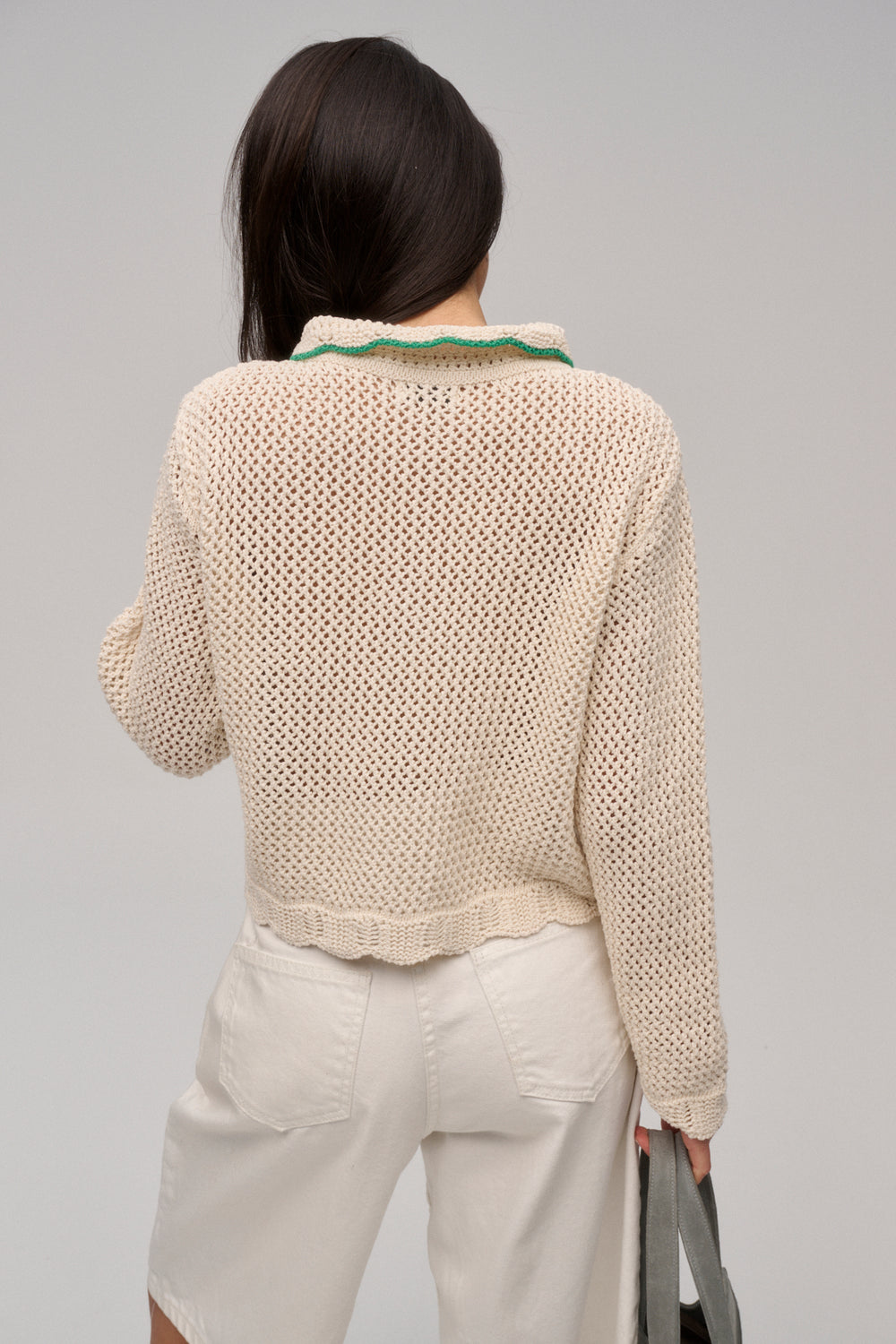 REA CARDIGAN ECRU