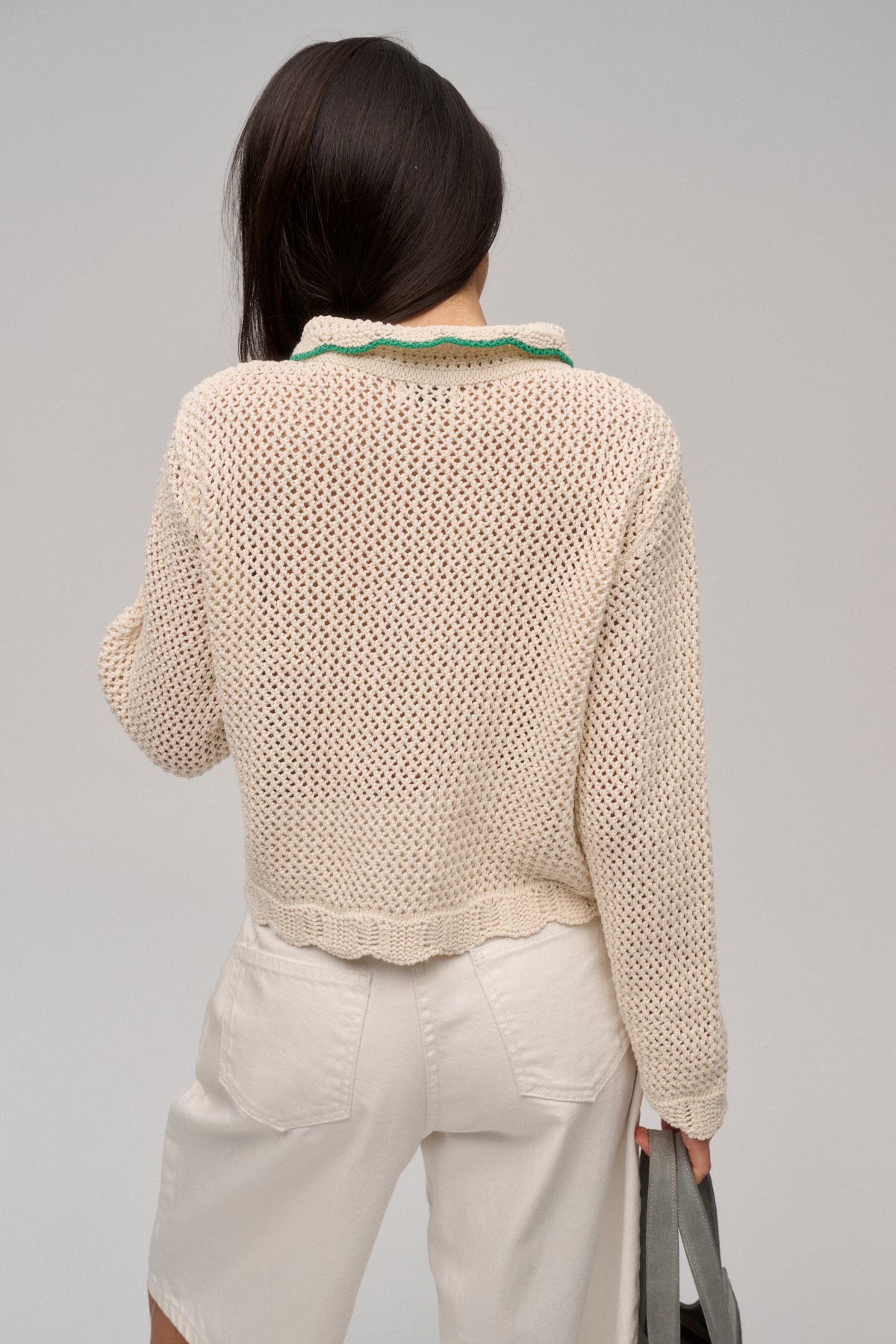 REA CARDIGAN ECRU