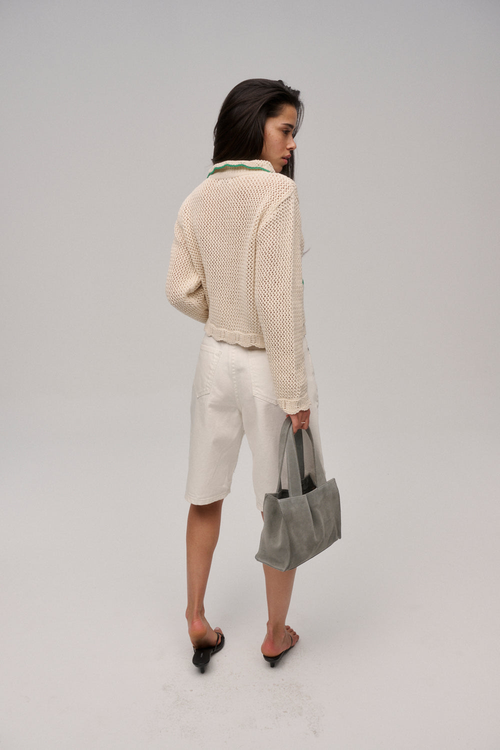 REA CARDIGAN ECRU