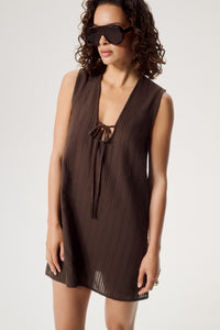 ROBE MINI SUMMER BROWN