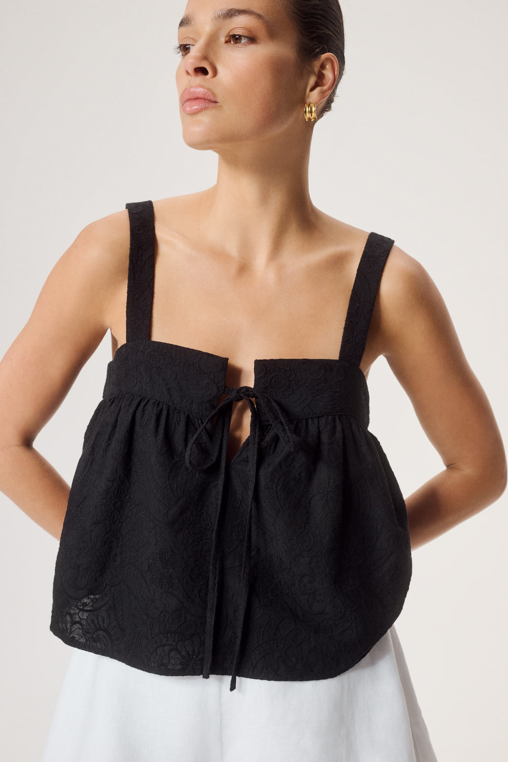 TOP MISTY BLACK