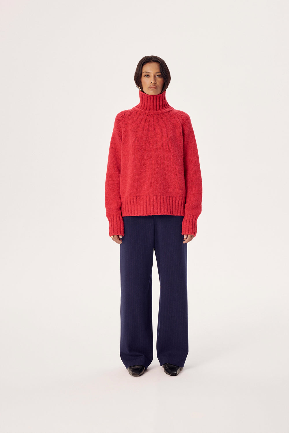 GOLF WEŁNIANY REIGN RED