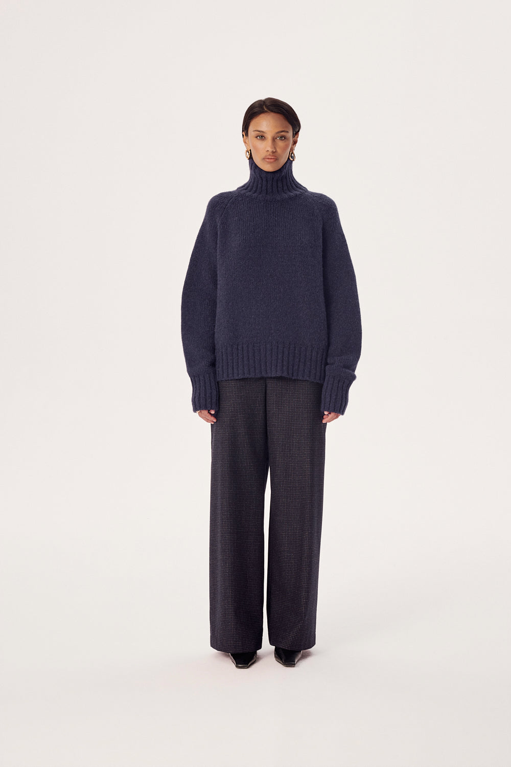 GOLF WEŁNIANY REIGN NAVY
