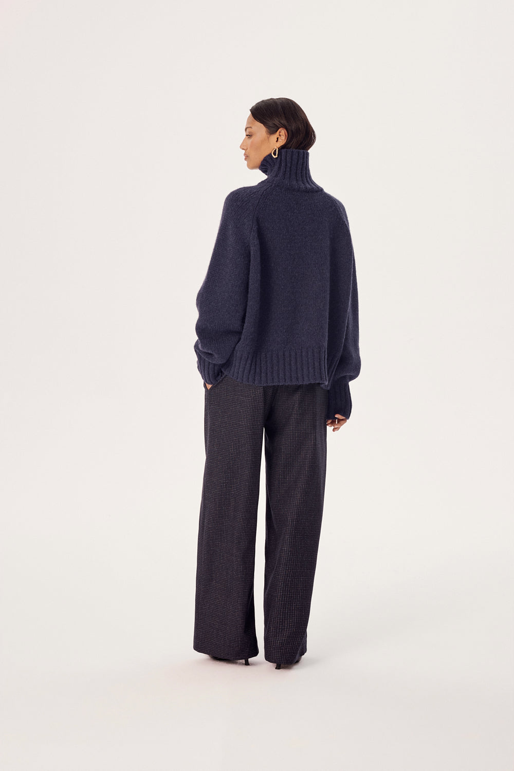 GOLF WEŁNIANY REIGN NAVY