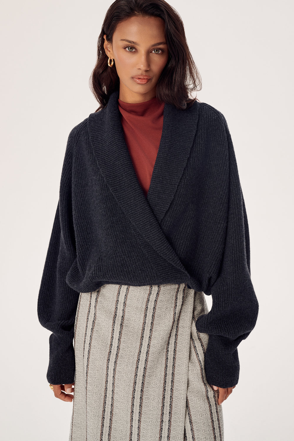 OPALINE GRAPHITE WOOL SWEATER