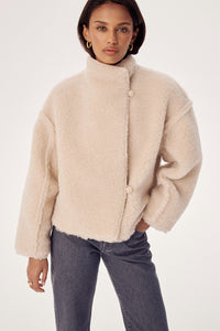 TEO ECRU WOLLJACKE