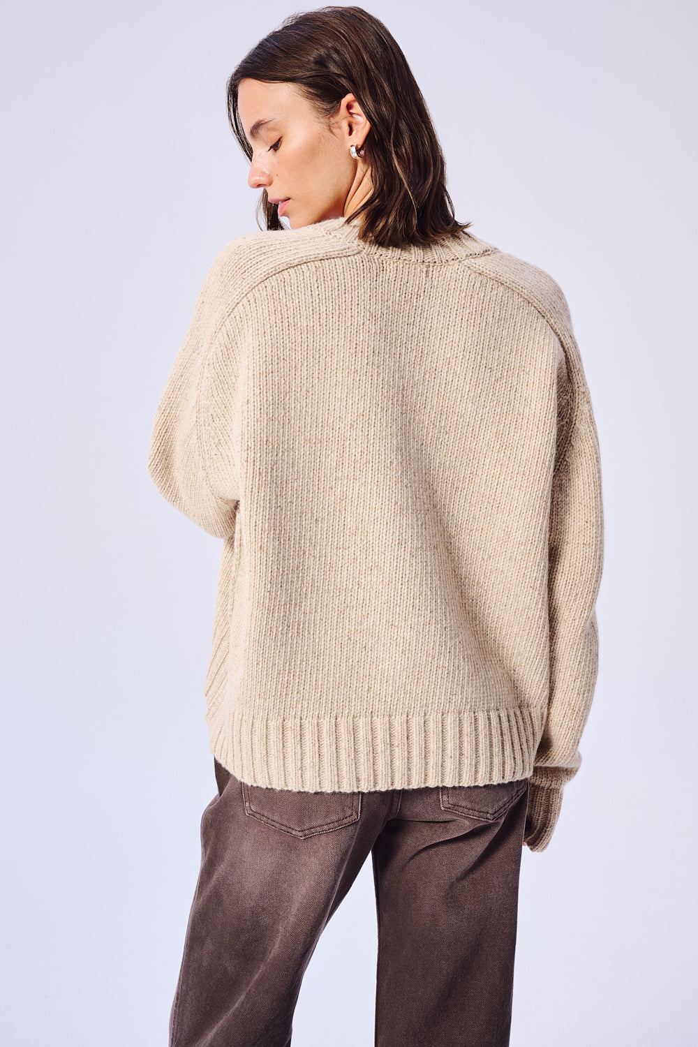 SWEATER TREA BEIGE