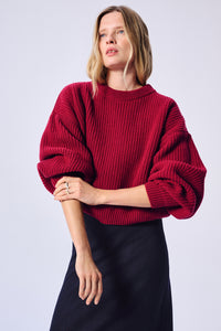 SWETER WEŁNIANY SL RED