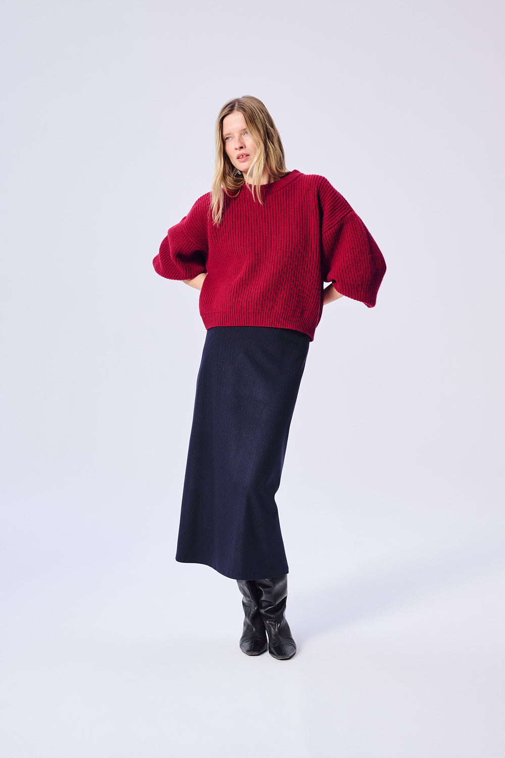 MAXI WOOL SKIRT BOUGIE